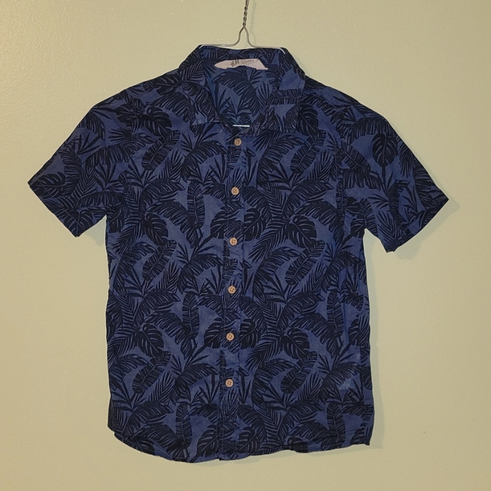 H&M Palm Leaf Button Down